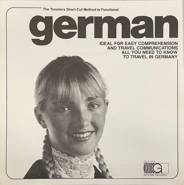 Travelers Short-Cut Method To Functional German (Vinyl, VG+) (Vinyl LP)