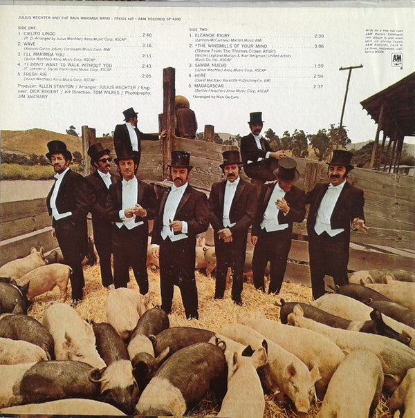 Wechter, Julius And The Baja Marimba Band* - Fresh Air (Vinyl, VG) (Vinyl LP)