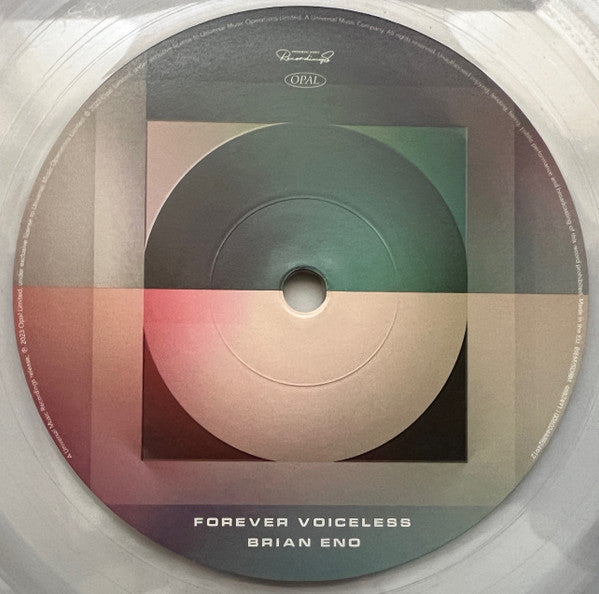 Eno, Brian - Forever Voiceless (NM or M-) (Vinyl LP)