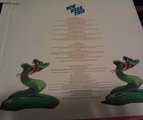Hanson  - Now Hear This (VG) (Vinyl LP)