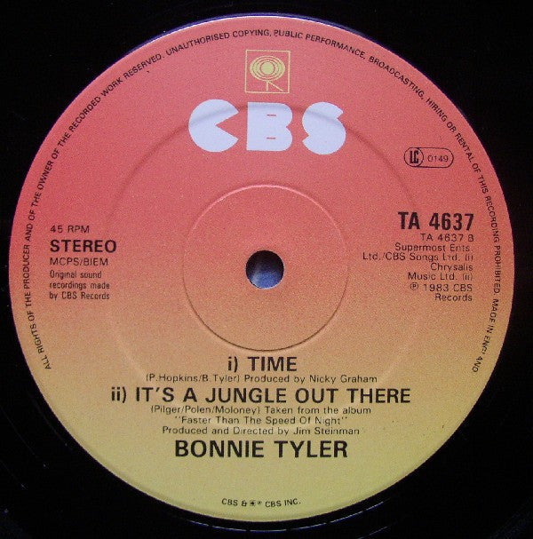 Tyler, Bonnie - Here She Comes (VG+) (Vinyl LP)