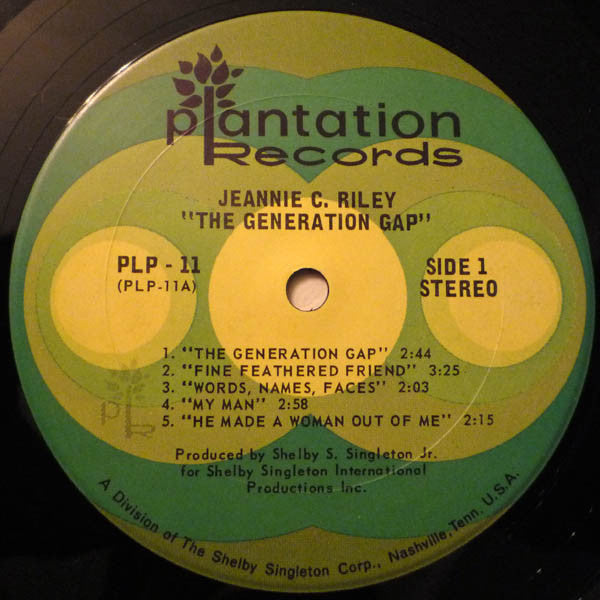 Riley, Jeanine C. - The Generation Gap (M) (Vinyl LP)