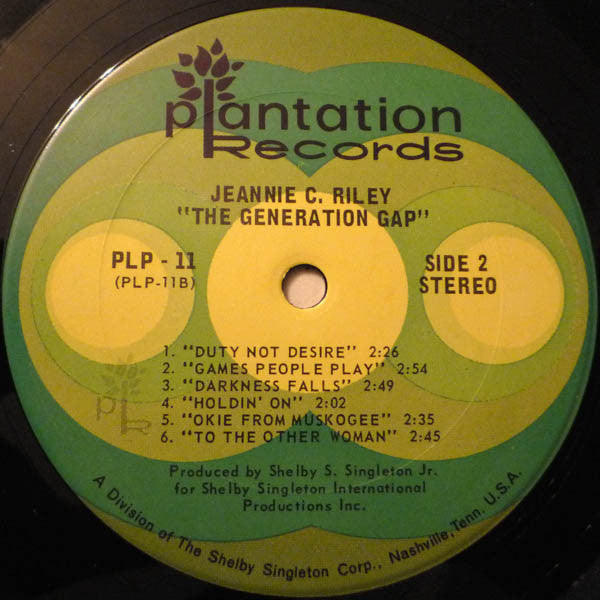 Riley, Jeanine C. - The Generation Gap (M) (Vinyl LP)