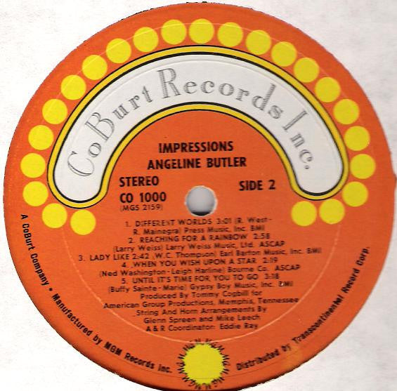 Butler, Angeline - Impressions (VG+) (Vinyl LP)