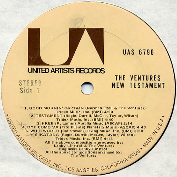 Ventures - New Testament (Vinyl, VG+) (Vinyl LP)