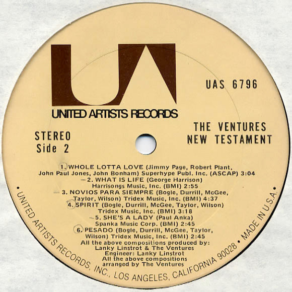 Ventures - New Testament (Vinyl, VG+) (Vinyl LP)
