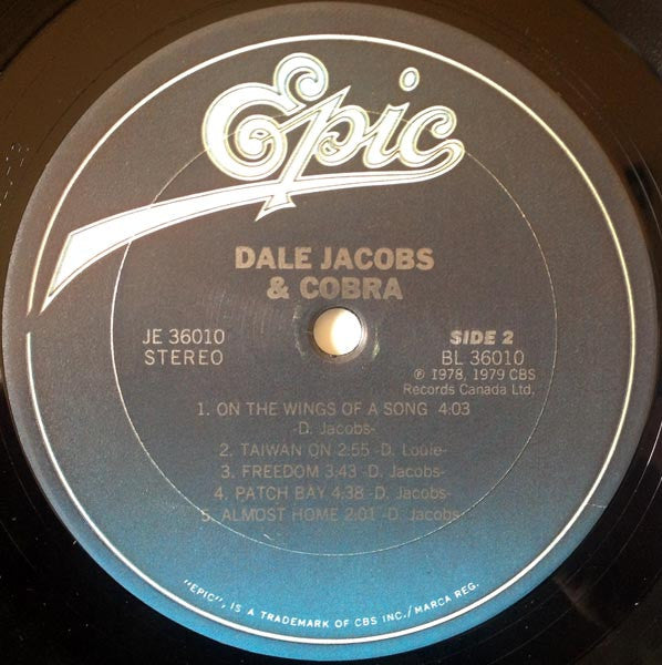 Jacobs, Dale & Cobra - Dale Jacobs & Cobra (VG) (Vinyl LP)
