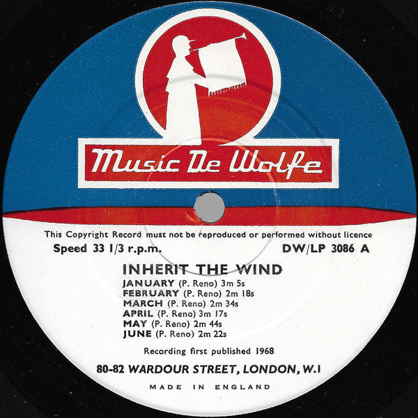 International Studio Orchestra - Inherit The Wind (VG) (Vinyl LP)