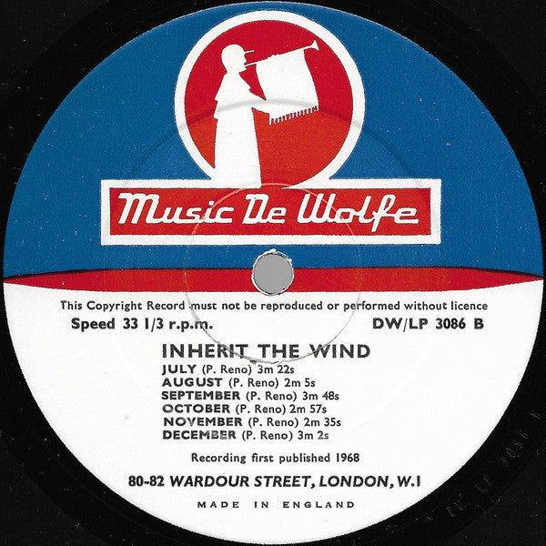 International Studio Orchestra - Inherit The Wind (VG) (Vinyl LP)