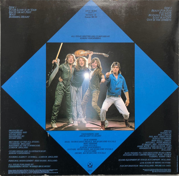 Vandenberg - Vandenberg (VG+) (Vinyl LP)