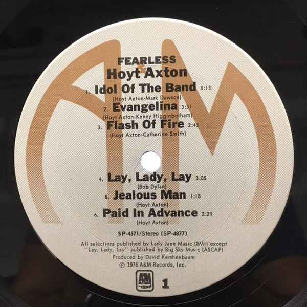 Axton, Hoyt - Fearless (VG+) (Vinyl LP)