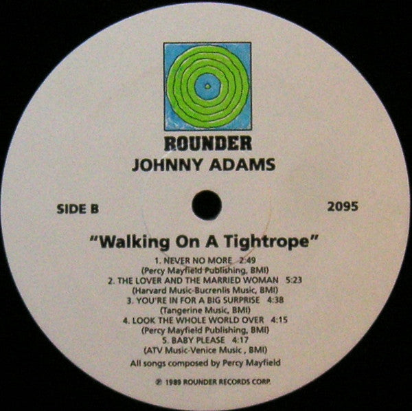 Adams, Johnny - Walking On A Tightrope (The Songs Of Percy Mayfield) (Vinyl, VG+) (Vinyl LP)