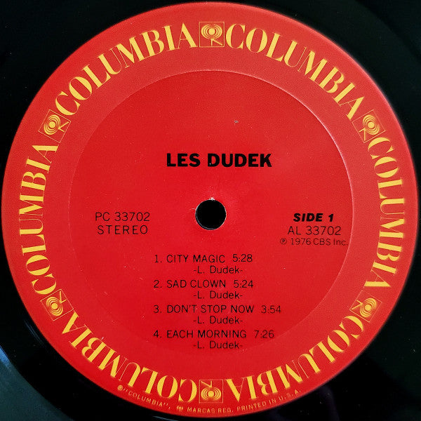 Dudek, Les - Les Dudek (VG+) (Vinyl LP)