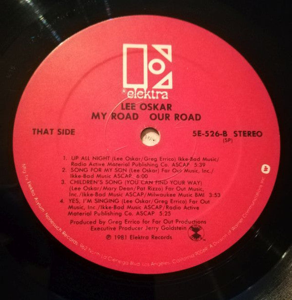 Oskar, Lee - My Road Our Road (VG+) (Vinyl LP)