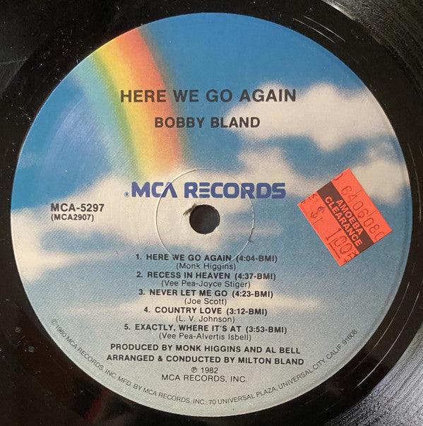 Bland, Bobby - Here We Go Again (VG) (Vinyl LP)