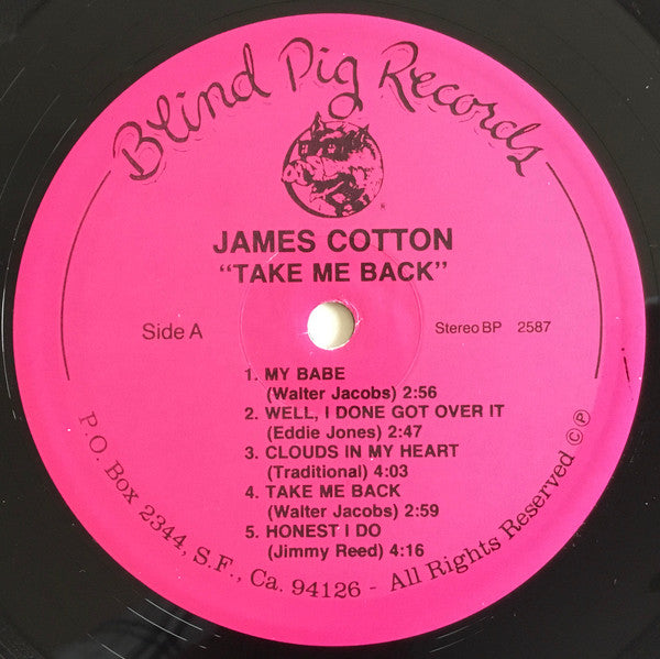 Cotton, James - Take Me Back (Vinyl, VG+) (Vinyl LP)