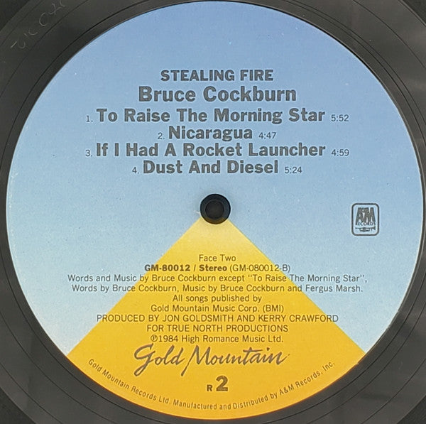 Cockburn, Bruce - Stealing Fire (VG+) (Vinyl LP)