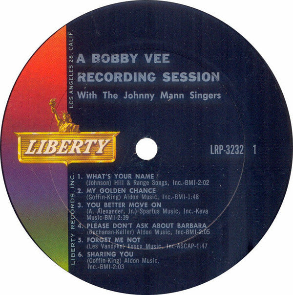 Vee, Bobby - A Bobby Vee Recording Session (VG) (Vinyl LP)