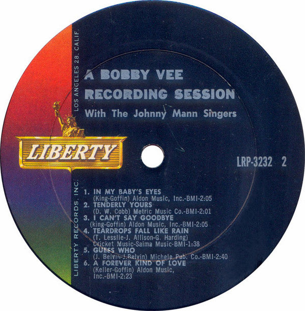 Vee, Bobby - A Bobby Vee Recording Session (VG) (Vinyl LP)