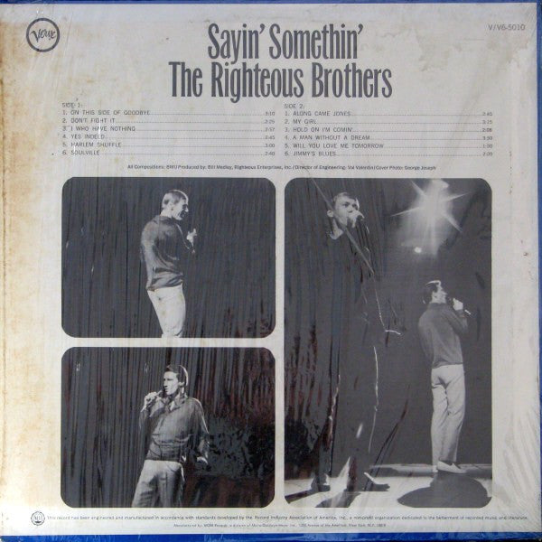 Righteous Brothers - Sayin' Somethin' (VG) (Vinyl LP)