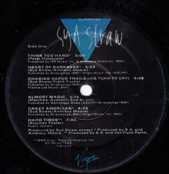 Straw, Syd - Surprise (VG+) (Vinyl LP)