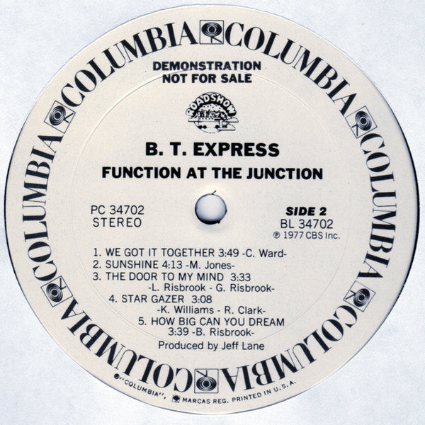 B.T. Express - Function At The Junction (VG+) (Vinyl LP)