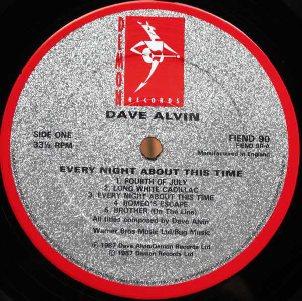 Alvin, Dave - Every Night About This Time (VG) (Vinyl LP)