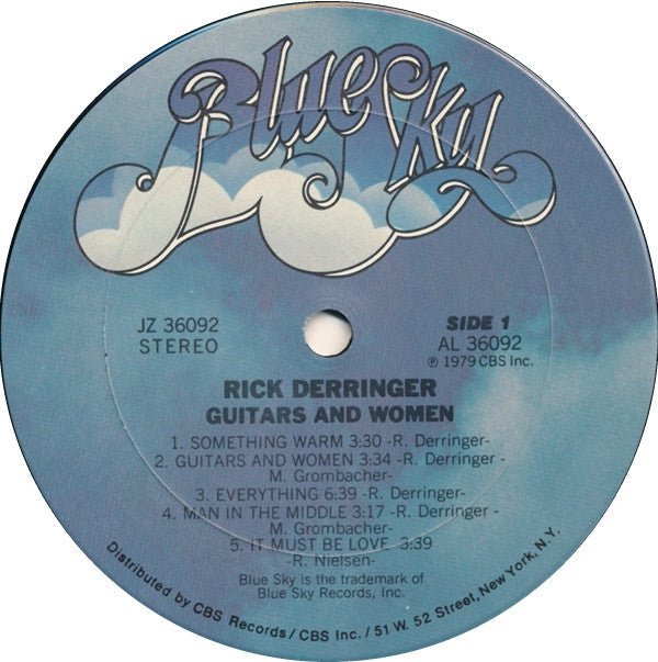 Derringer, Rick - Guitars And Women (NM or M-) (Vinyl LP)