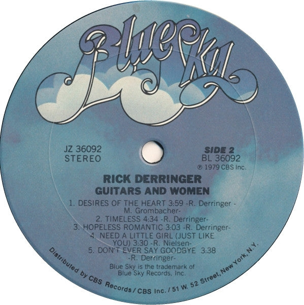 Derringer, Rick - Guitars And Women (NM or M-) (Vinyl LP)
