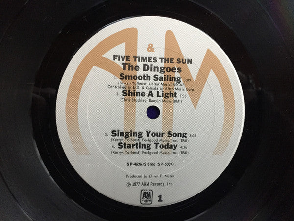 Dingoes - Five Times The Sun (VG+) (Vinyl LP)
