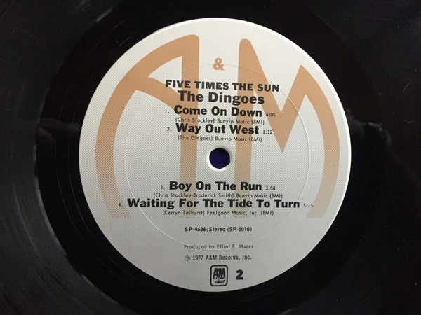 Dingoes - Five Times The Sun (VG+) (Vinyl LP)