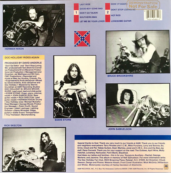Doc Holliday  - Doc Holliday Rides Again... (NM or M-) (Vinyl LP)