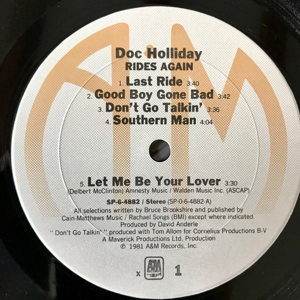 Doc Holliday  - Doc Holliday Rides Again... (NM or M-) (Vinyl LP)