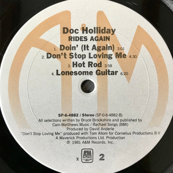 Doc Holliday  - Doc Holliday Rides Again... (NM or M-) (Vinyl LP)