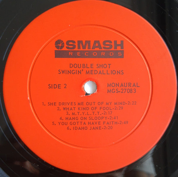 Swingin' Medallions - Double Shot (Of My Baby's Love) (VG) (Vinyl LP)