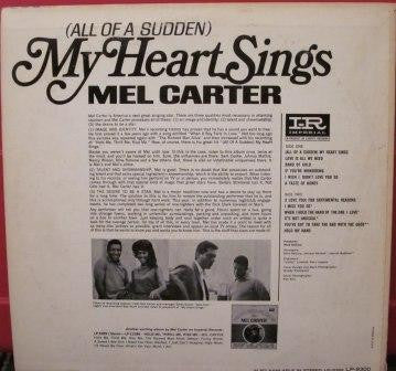 Carter, Mel - (All Of A Sudden) My Heart Sings (VG) (Vinyl LP)