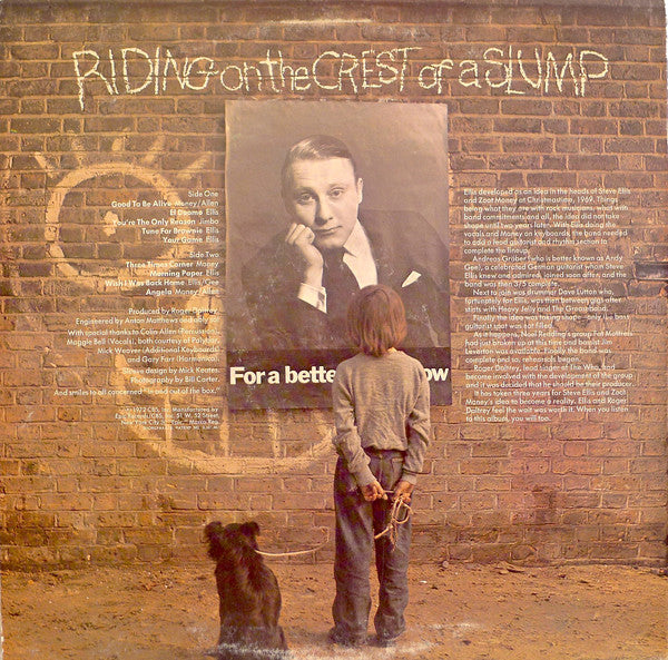 Ellis  - Riding On The Crest Of A Slump (NM or M-) (Vinyl LP)