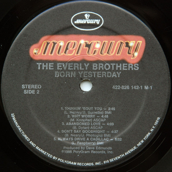 Everly Brothers - Born Yesterday (Vinyl, M) (Vinyl LP)