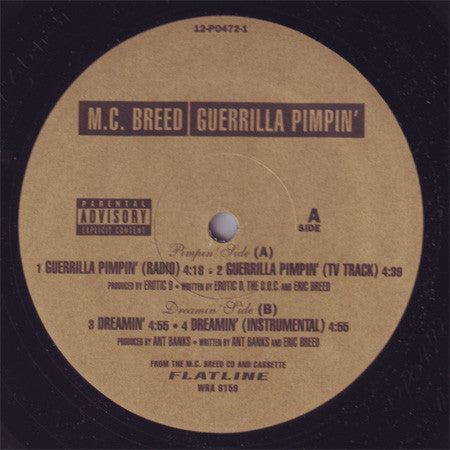 M.C. Breed - Guerrilla Pimpin' / Dreamin' (VG+) (Vinyl LP)