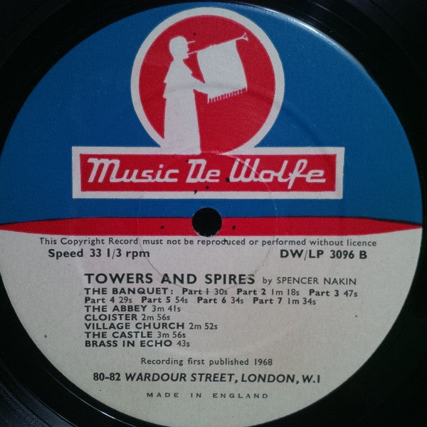 Nakin, Spencer - Towers And Spires (VG) (Vinyl LP)