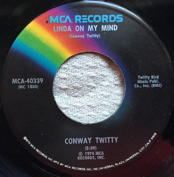 Twitty, Conway - Linda On My Mind (G+) (Vinyl LP)