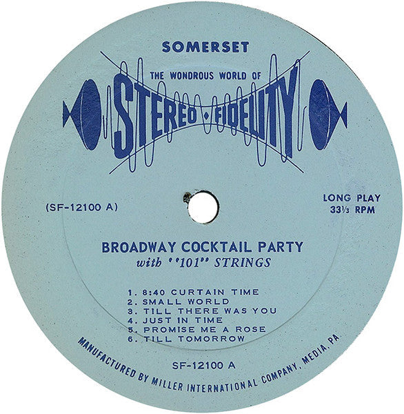 101 Strings - Broadway Cocktail Party (VG) (Vinyl LP)