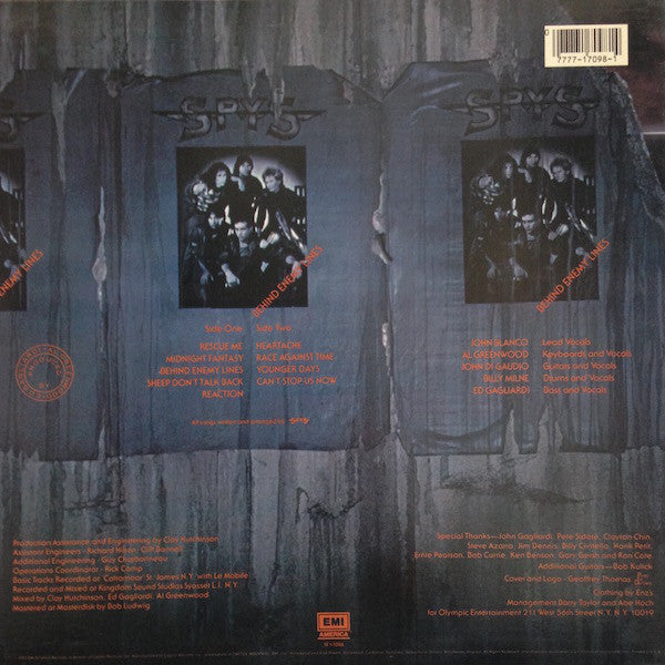 S·P·Y·S - Behind Enemy Lines (NM or M-) (Vinyl LP)