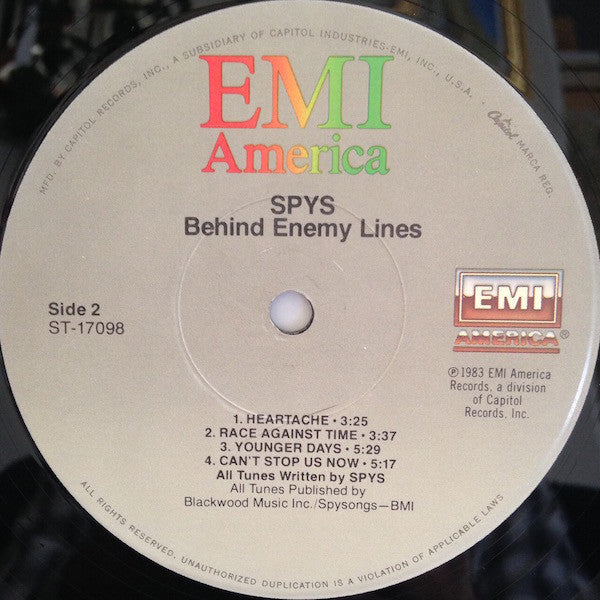 S·P·Y·S - Behind Enemy Lines (NM or M-) (Vinyl LP)