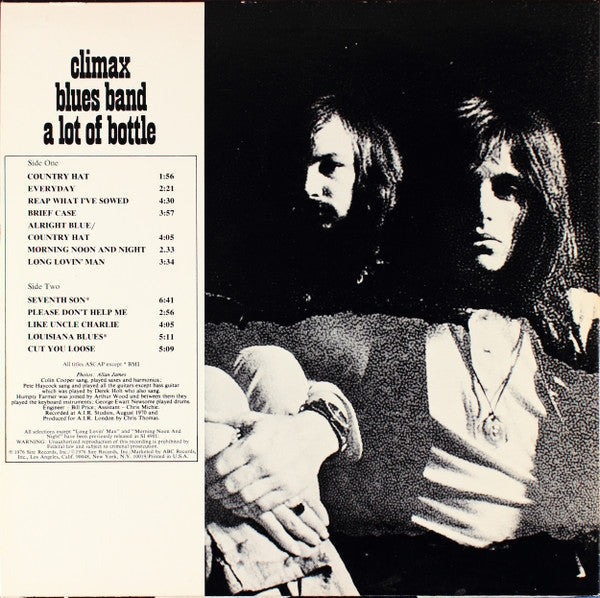 Climax Blues Band - A Lot Of Bottle (VG) (Vinyl LP)