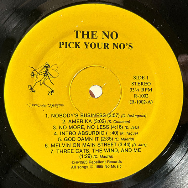 No - Pick Your No's (VG+) (Vinyl LP)