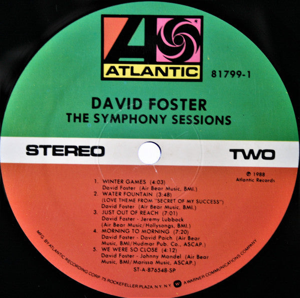 Foster, David - The Symphony Sessions (Vinyl, VG) (Vinyl LP)