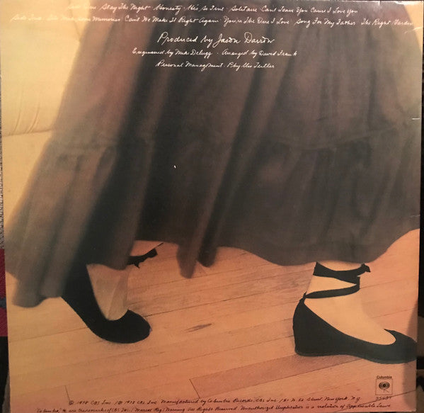 Olivor, Jane - Stay The Night (VG) (Vinyl LP)