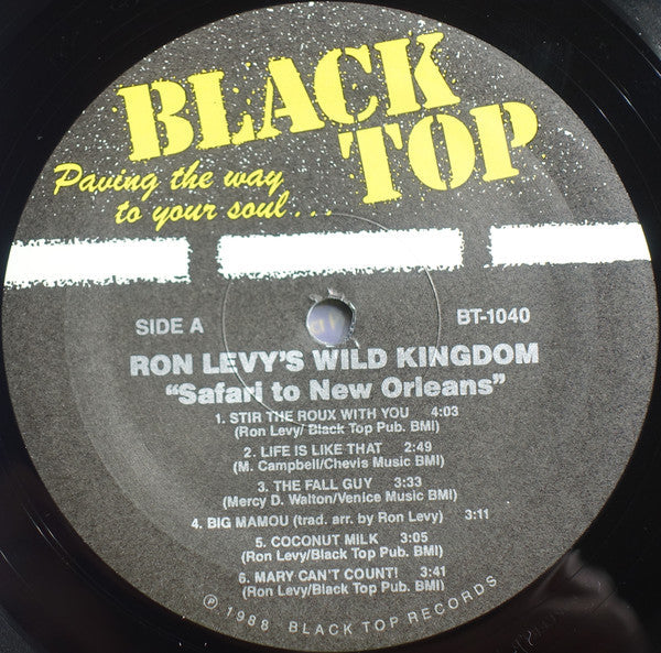 Ron Levy's Wild Kingdom - Safari To New Orleans (VG+) (Vinyl LP)
