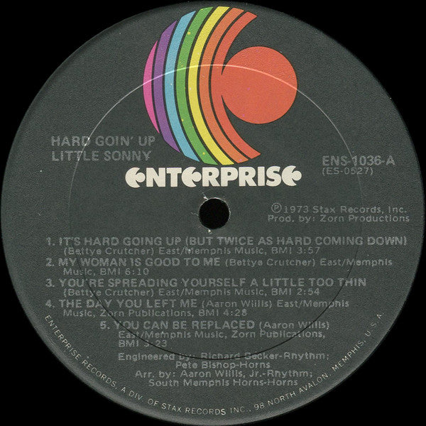 Little Sonny - Hard Goin' Up (Vinyl, VG+) (Vinyl LP)